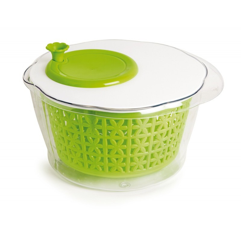 Snips Salad Spinner Alrededor Cuenco 4,5 L Verde, Transparente 1 pieza(s)