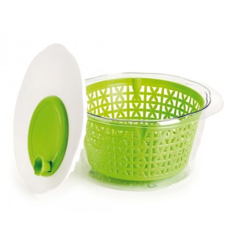 Snips Salad Spinner Alrededor Cuenco 4,5 L Verde, Transparente 1 pieza(s)