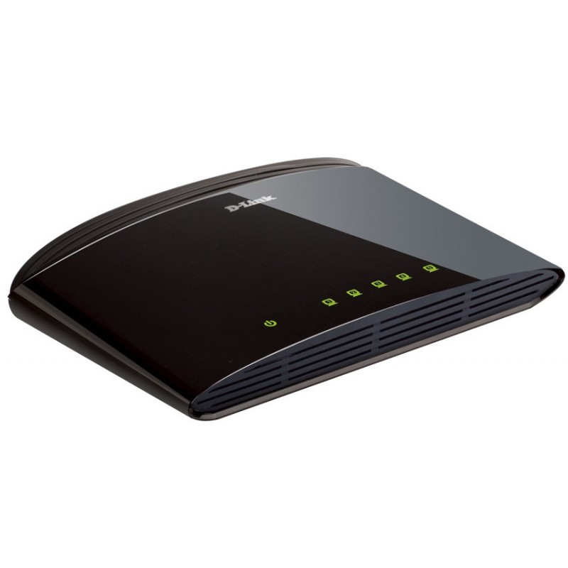 D-Link DES-1005D Unmanaged Fast Ethernet (10 100) Black