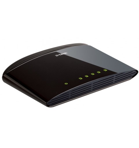 D-Link DES-1005D Non-géré Fast Ethernet (10 100) Noir