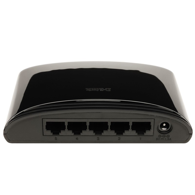 D-Link DES-1005D No administrado Fast Ethernet (10 100) Negro