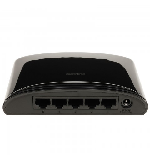 D-Link DES-1005D No administrado Fast Ethernet (10 100) Negro