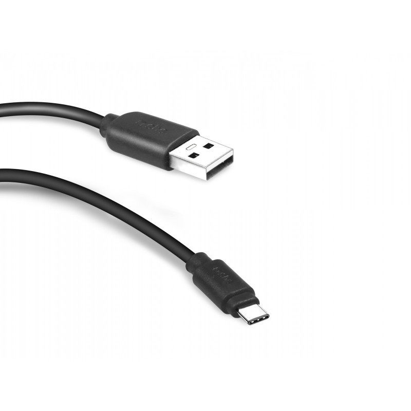 SBS CABLE DE DATOS-CARGADOR USB 2.0 - TIPO C cable USB 1,5 m USB A USB C Negro