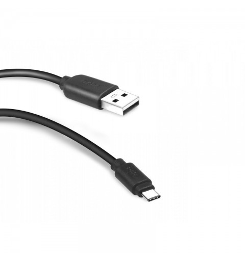 SBS CABLE DE DATOS-CARGADOR USB 2.0 - TIPO C USB Kabel 1,5 m USB A USB C Schwarz