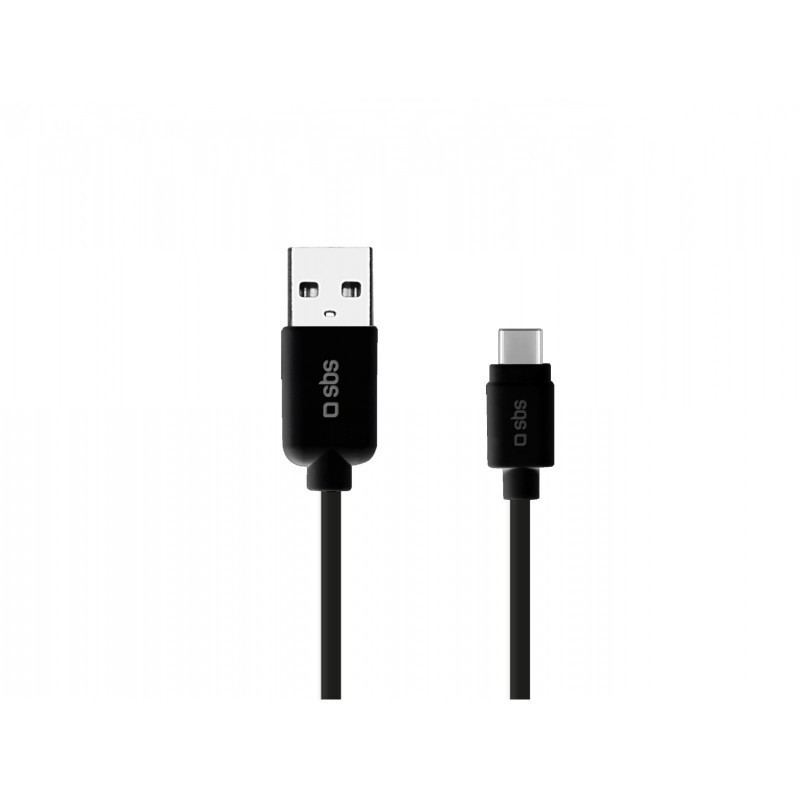 SBS CABLE DE DATOS-CARGADOR USB 2.0 - TIPO C cable USB 1,5 m USB A USB C Negro