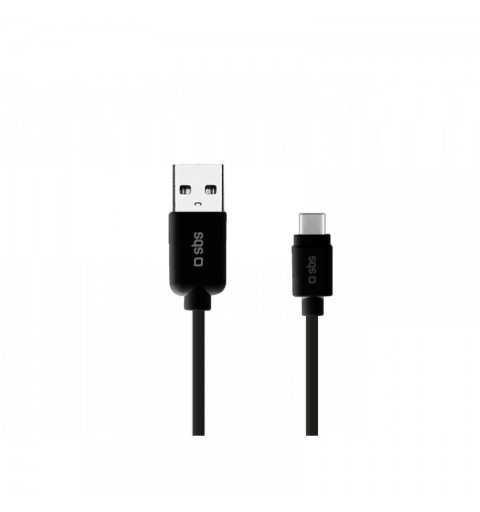 SBS CABLE DE DATOS-CARGADOR USB 2.0 - TIPO C câble USB 1,5 m USB A USB C Noir