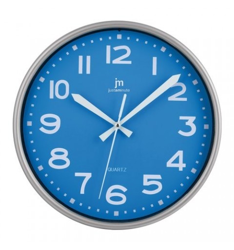 Lowell Justaminute 00940A wall clock Quartz wall clock Circle Blue