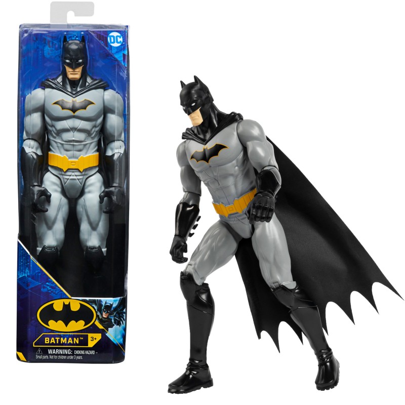 DC Comics BATMAN - FIGURA BATMAN REBIRTH 30 CM - - Muñeco Batman 30 cm Articulado - 6063094 - Juguetes Niños 3 Años +