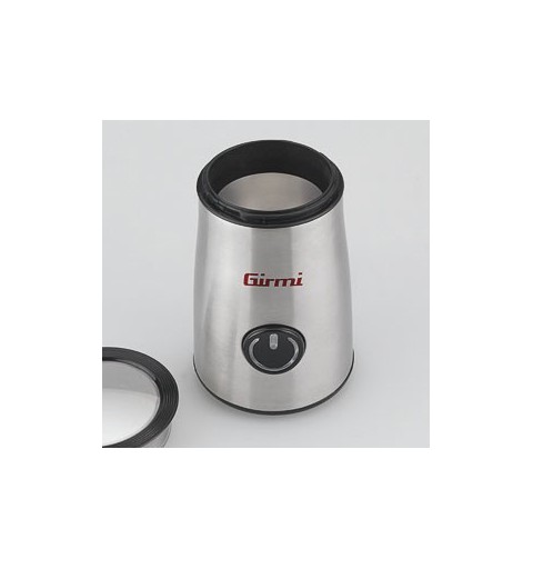 Girmi MC01 appareil à moudre le café 150 W Noir, Argent