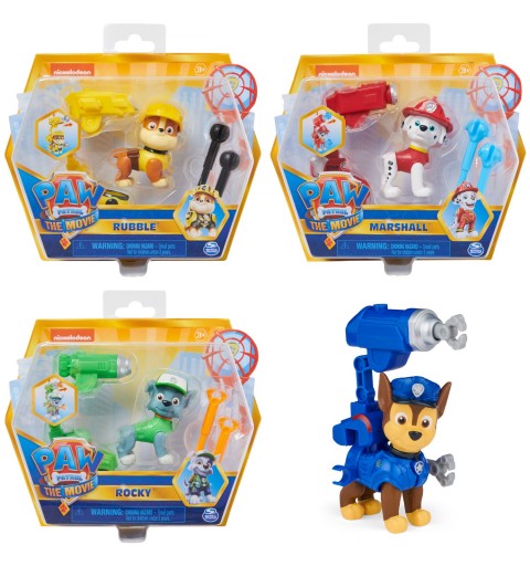 PAW Patrol , cuccioli con uniformi trasformabili personaggi da IL FILM, giocattoli per bambini dai 3 anni in su