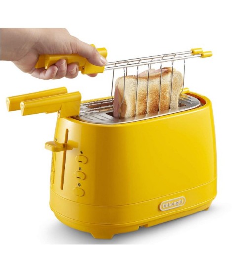 De’Longhi CTLAP2203.Y 2 fetta e 550 W Giallo