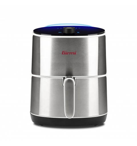 Girmi FG95 Unique 3,2 L Autonome 1500 W Friteuse d’air chaud Acier satin, Blanc