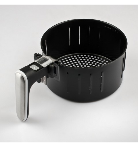 Girmi FG95 Eins Eine(r) 3,2 l Eigenständig 1500 W Heißluftfritteuse Satinierter Stahl, Weiß