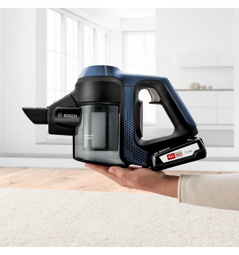 Bosch Serie 6 BBS611PCK handheld vacuum Blue, Silver Bagless