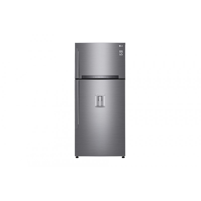 LG GTF744PZPZD Kühl- und Gefrierkombination Freistehend 509 l E Edelstahl