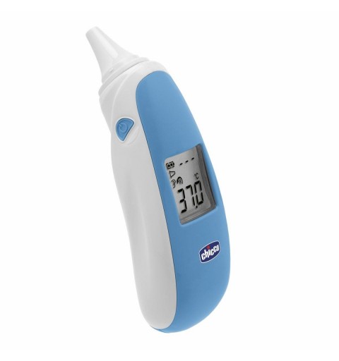 Chicco Comfort Quick Termometro a rilevamento remoto Blu, Bianco Orecchio Pulsanti