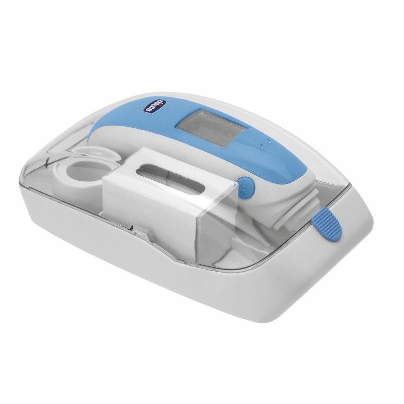 Chicco Comfort Quick Termómetro con sensor remoto Azul, Blanco Oído Botones
