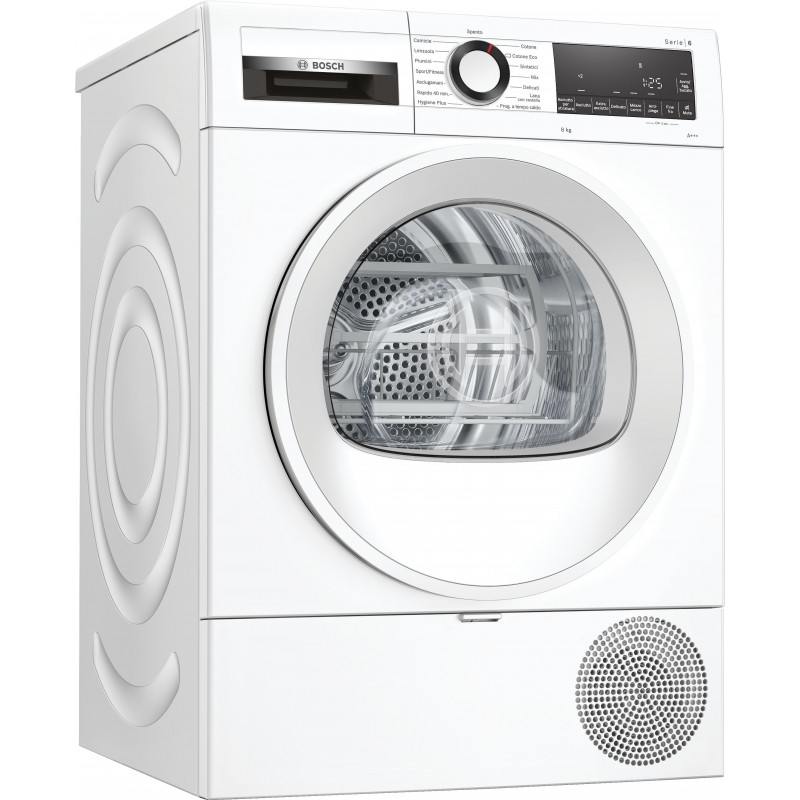 Bosch WQG233D1IT asciugatrice Libera installazione Caricamento frontale 8 kg A+++ Bianco