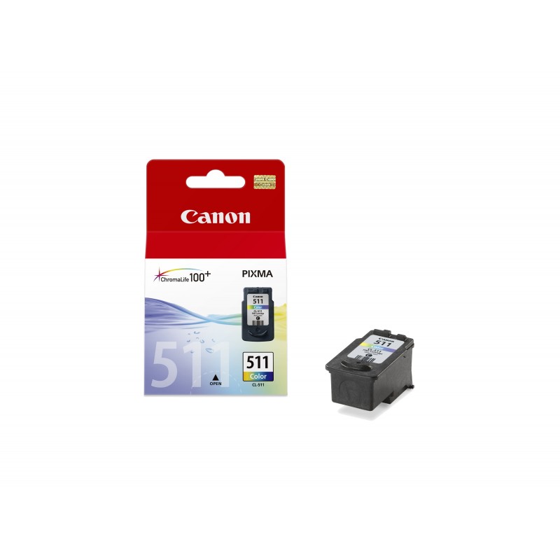 Canon CL-511 cartucho de tinta 1 pieza(s) Original Cian, Magenta, Amarillo