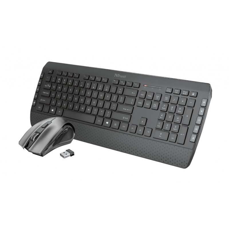 Trust Tecla-2 keyboard RF Wireless QWERTY Italian Black