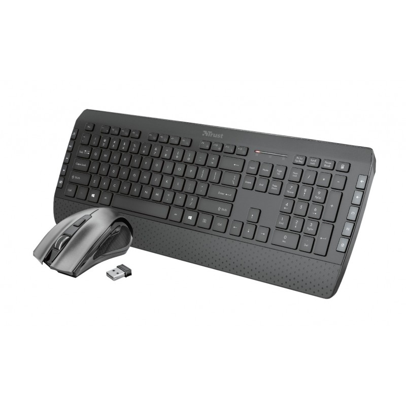 Trust Tecla-2 tastiera RF Wireless QWERTY Italiano Nero