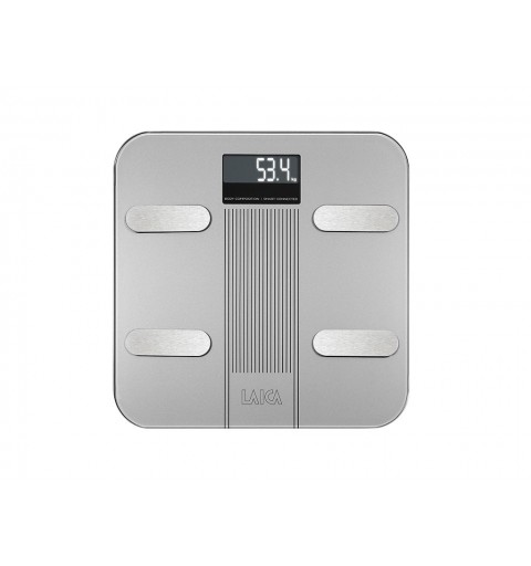 Laica PS7005 personal scale Rectangle Grey, Stainless steel Electronic personal scale