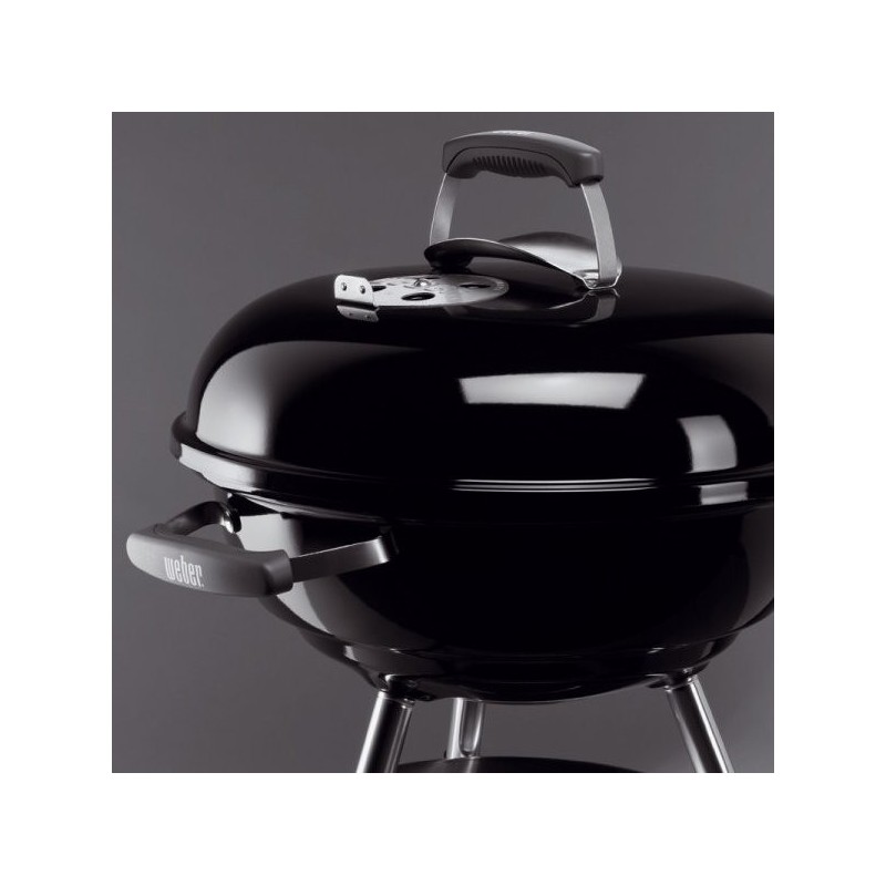 Weber Compact Barbecue Chaudron Charbon de bois Noir