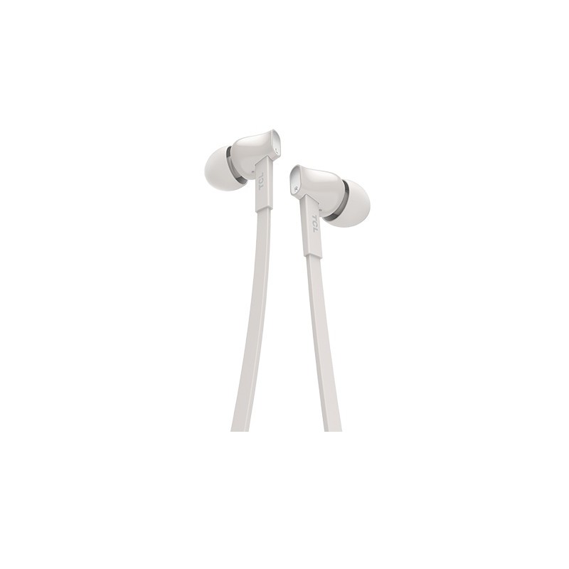 TCL ASH WHITE Kopfhörer Verkabelt im Ohr Anrufe Musik Bluetooth Weiß
