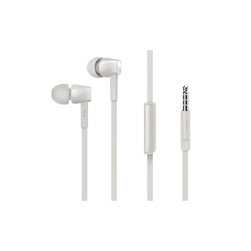 TCL ASH WHITE Auriculares Alámbrico Dentro de oído Llamadas Música Bluetooth Blanco