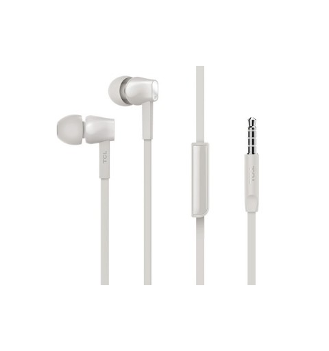 TCL ASH WHITE Headphones Wired In-ear Calls Music Bluetooth