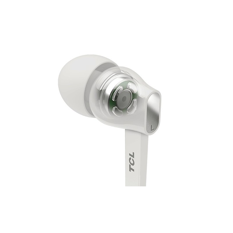 TCL ASH WHITE Headphones Wired In-ear Calls Music Bluetooth