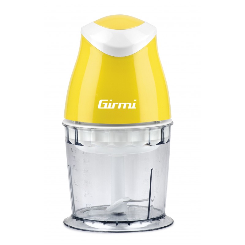 Girmi TR01 picadora eléctrica de alimentos 0,5 L 350 W Transparente, Blanco, Amarillo