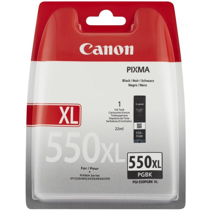 Canon PGI-550XL PGBK w sec cartuccia d'inchiostro 1 pz Originale Resa elevata (XL)