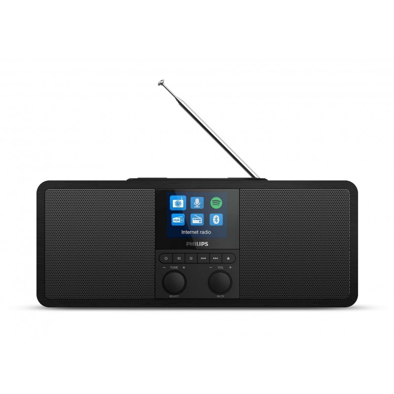 Philips TAR8805 10 radio Internet Digital Negro