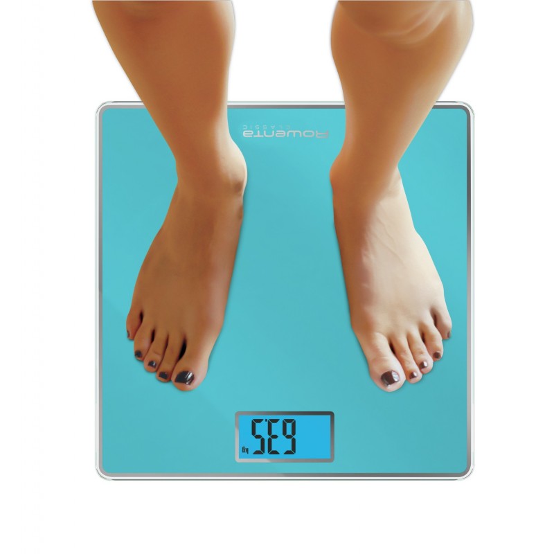 Rowenta Classic BS1503 Square Turquoise Electronic personal scale