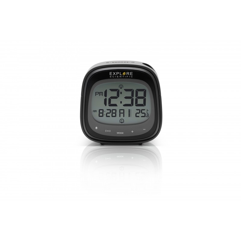 Explore Scientific RDP3007 alarm clock Digital alarm clock Black, Grey