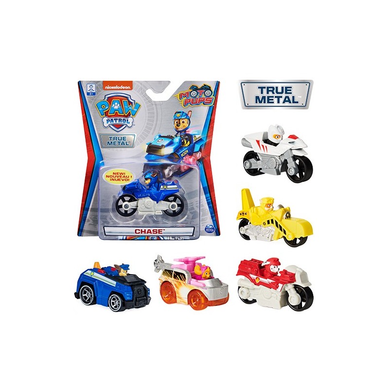 PAW Patrol , vehículo metálico coleccionable True Metal, serie Clásica, a escala 1 55