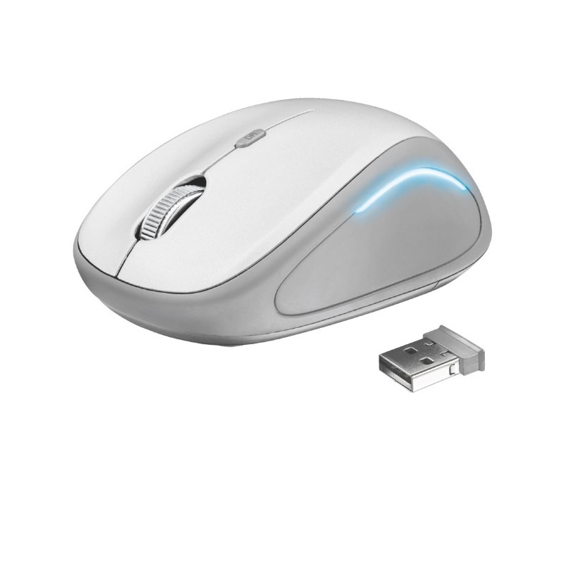 Trust Yvi FX mouse Ambidextrous RF Wireless Optical 1600 DPI