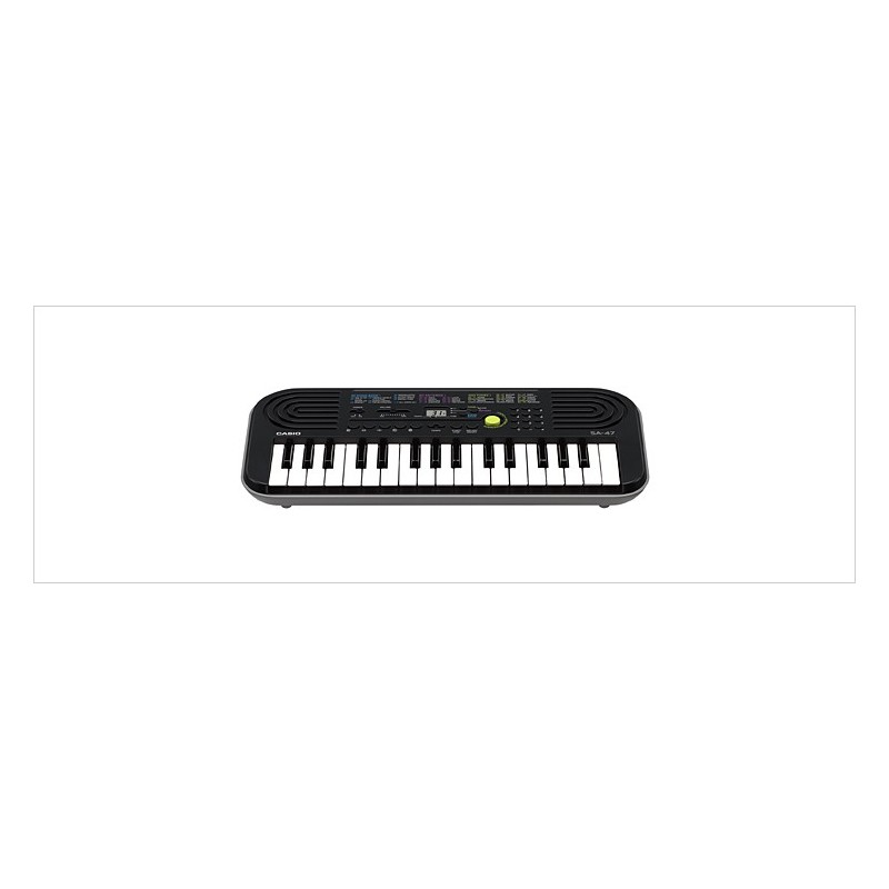 Casio SA-47 clavier MIDI 127 touche(s) Noir, Gris