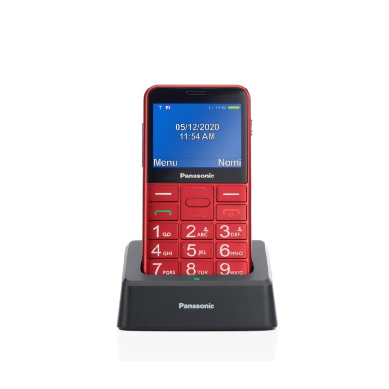 Panasonic KX-TU155EXRN teléfono móvil 6,1 cm (2.4") 102 g Rojo Teléfono con cámara