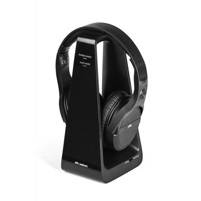 Meliconi HP Digital Auriculares Inalámbrico Diadema Música Negro