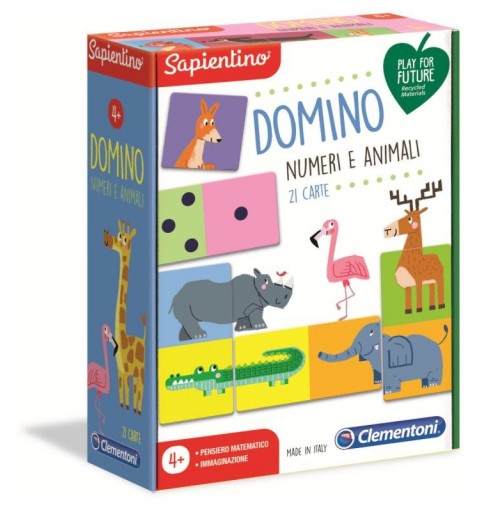 Clementoni Domino Animali E Numeri