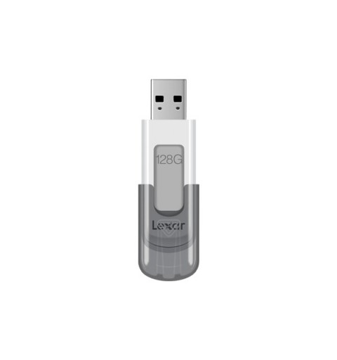 Lexar JumpDrive V100 unidad flash USB 128 GB USB tipo A 3.2 Gen 1 (3.1 Gen 1) Gris, Blanco