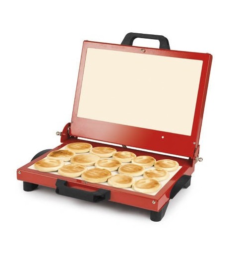 G3 Ferrari G10025 gaufrier et appareil à croque-monsieur 1200 W Rouge