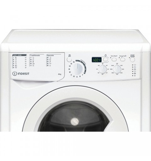 Indesit EWUD 41051 W EU N lavatrice Caricamento frontale 4 kg 1000 Giri min F Bianco