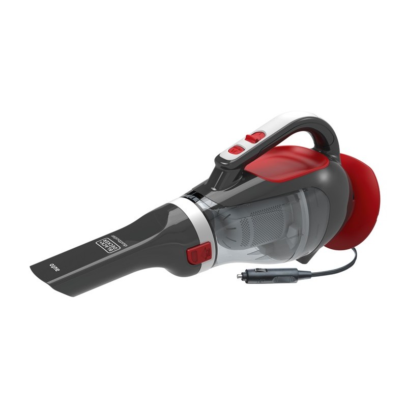 Black & Decker ADV1200 aspirateur de table Gris, Rouge Sans sac