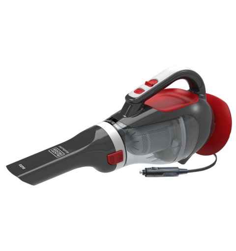 Black & Decker ADV1200 aspirapolvere senza filo Grigio, Rosso Senza sacchetto