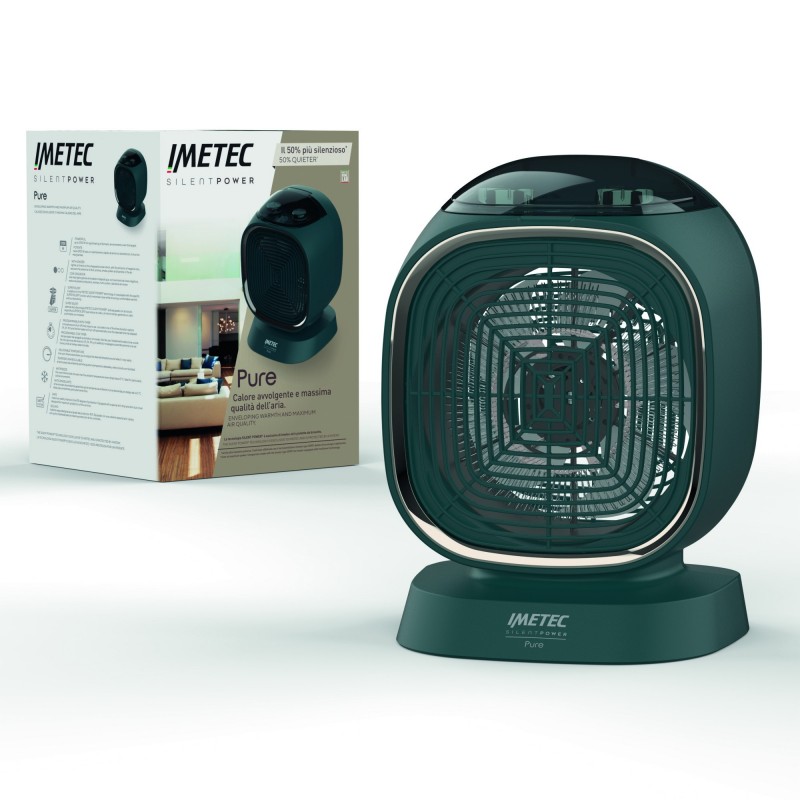 Imetec Silent Power Indoor Blue 2200 W Fan electric space heater