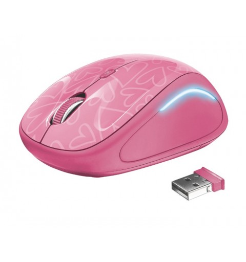 Trust Yvi FX mouse Ambidestro RF Wireless Ottico 1600 DPI