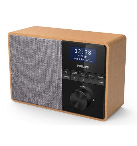 Philips TAR5505 10 radio Portable Digital Black, Grey, Wood